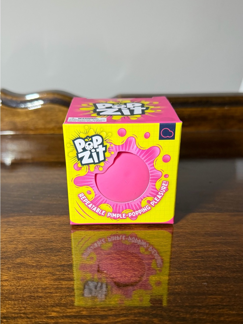 Pop-Zit squishy ball- repeatable pimple popping pleasure - soft touch -  2.3”